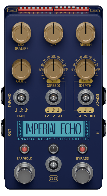 Imperial Echo analog delay and pitch shifter plugin
