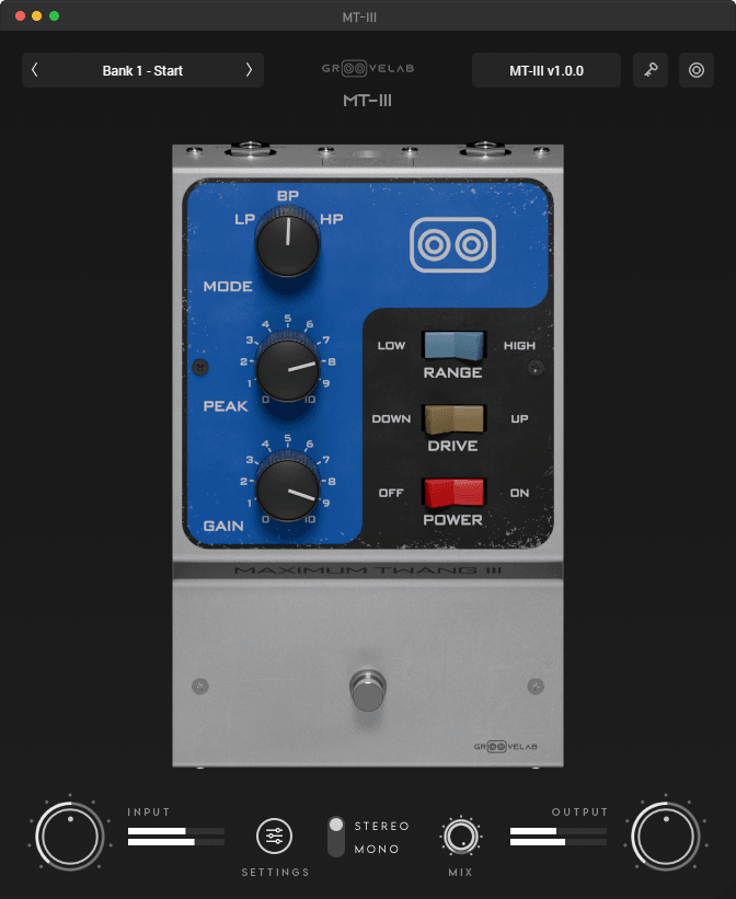 MT-III - Maximum Twang envelope filter