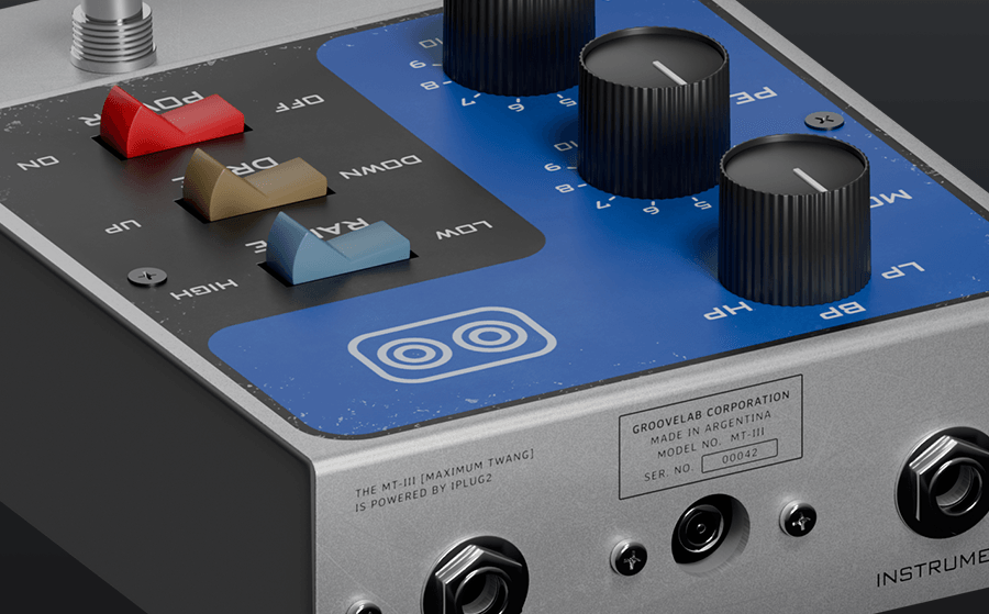 MT-III Range, Drive and Power switches close-up